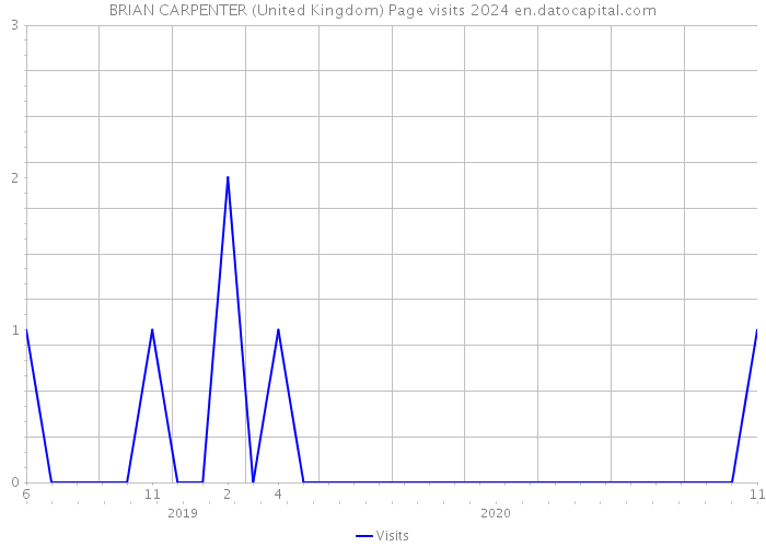 BRIAN CARPENTER (United Kingdom) Page visits 2024 
