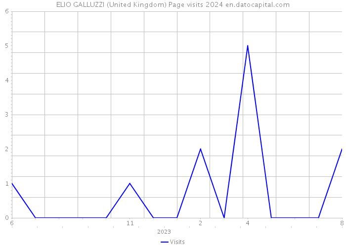 ELIO GALLUZZI (United Kingdom) Page visits 2024 