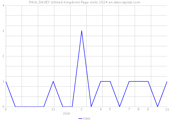 PAUL DAVEY (United Kingdom) Page visits 2024 