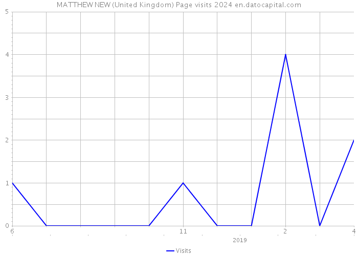 MATTHEW NEW (United Kingdom) Page visits 2024 