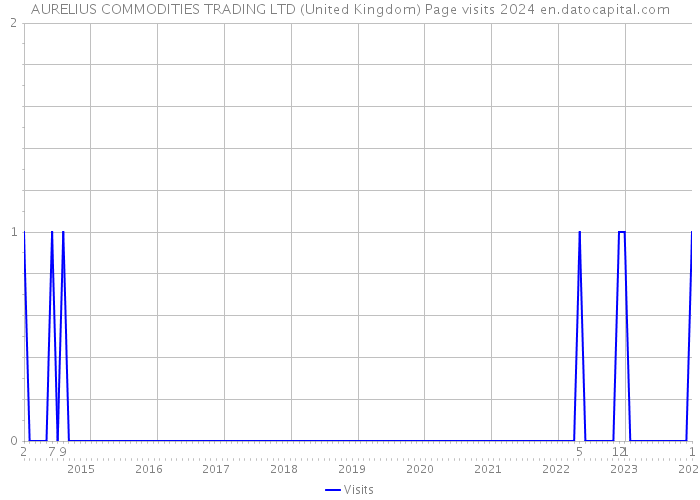 AURELIUS COMMODITIES TRADING LTD (United Kingdom) Page visits 2024 