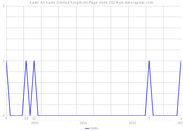 Kadir Ali Kadir (United Kingdom) Page visits 2024 