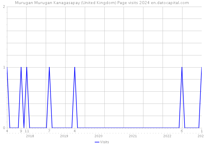 Murugan Murugan Kanagasapay (United Kingdom) Page visits 2024 