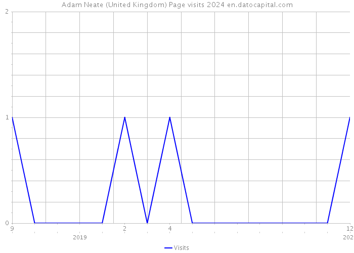 Adam Neate (United Kingdom) Page visits 2024 