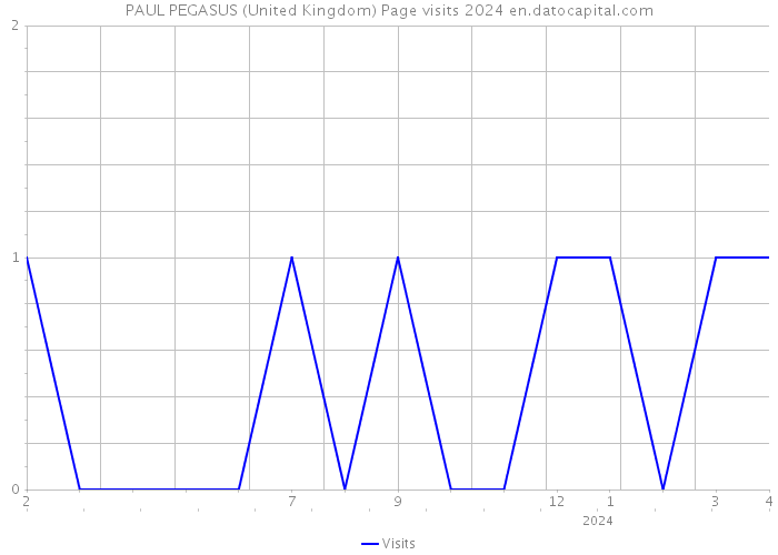 PAUL PEGASUS (United Kingdom) Page visits 2024 