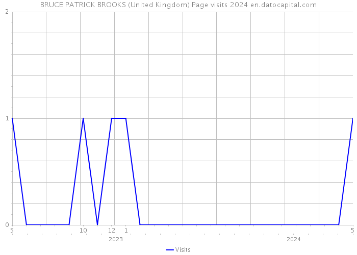 BRUCE PATRICK BROOKS (United Kingdom) Page visits 2024 