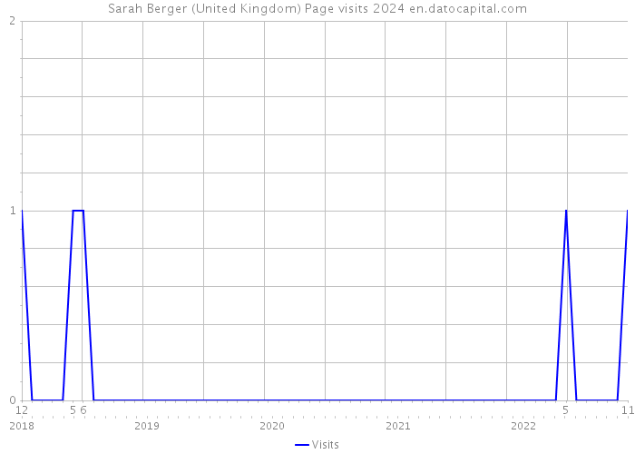 Sarah Berger (United Kingdom) Page visits 2024 