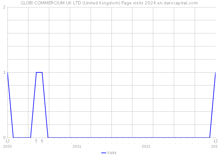 GLOBI COMMERCIUM UK LTD (United Kingdom) Page visits 2024 