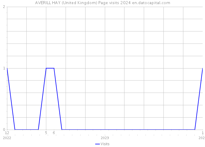 AVERILL HAY (United Kingdom) Page visits 2024 
