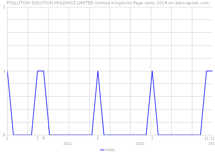 POLLUTION SOLUTION HOLDINGS LIMITED (United Kingdom) Page visits 2024 