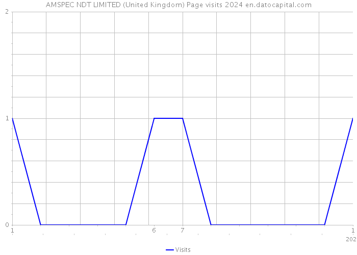 AMSPEC NDT LIMITED (United Kingdom) Page visits 2024 
