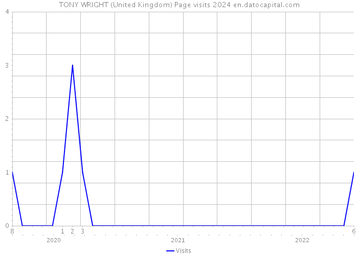 TONY WRIGHT (United Kingdom) Page visits 2024 