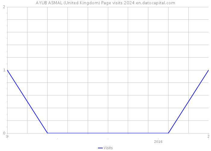 AYUB ASMAL (United Kingdom) Page visits 2024 