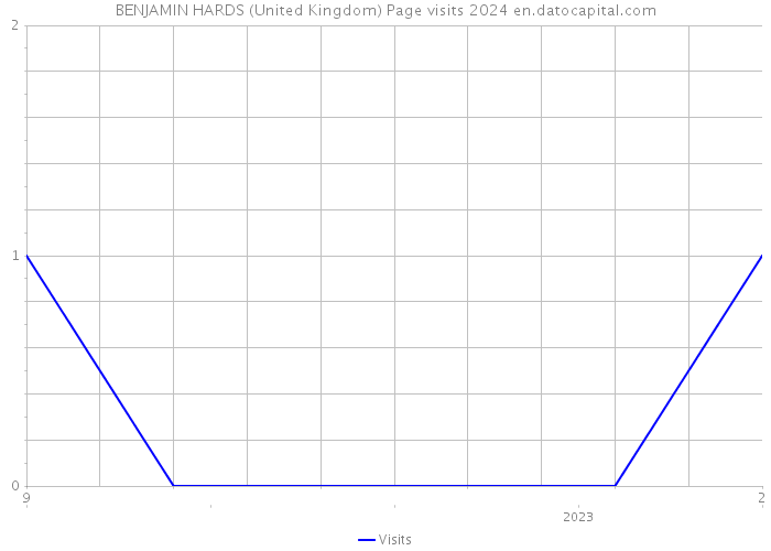 BENJAMIN HARDS (United Kingdom) Page visits 2024 