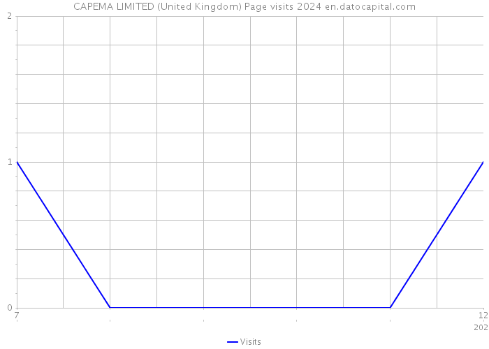 CAPEMA LIMITED (United Kingdom) Page visits 2024 