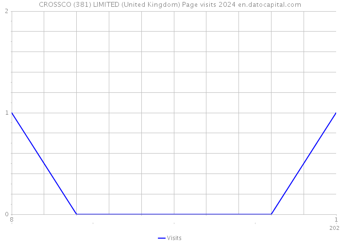 CROSSCO (381) LIMITED (United Kingdom) Page visits 2024 