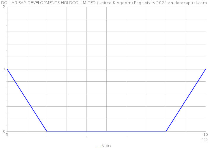 DOLLAR BAY DEVELOPMENTS HOLDCO LIMITED (United Kingdom) Page visits 2024 