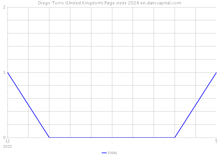 Diego Torro (United Kingdom) Page visits 2024 