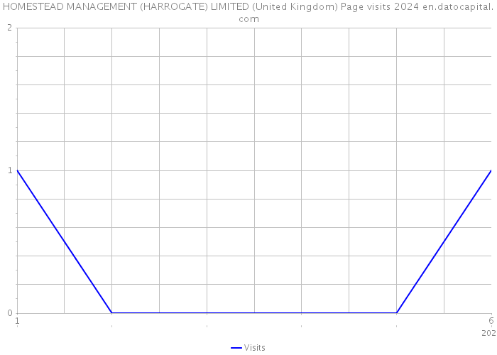 HOMESTEAD MANAGEMENT (HARROGATE) LIMITED (United Kingdom) Page visits 2024 