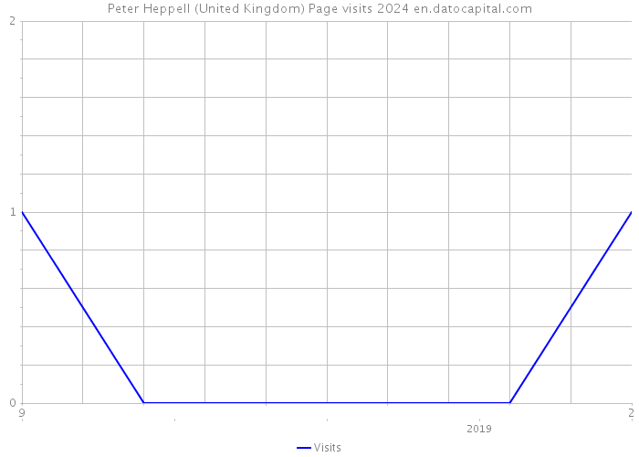 Peter Heppell (United Kingdom) Page visits 2024 