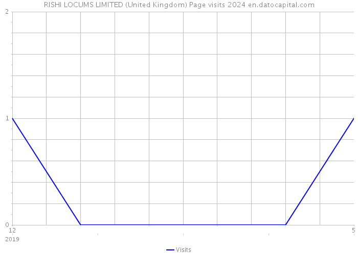 RISHI LOCUMS LIMITED (United Kingdom) Page visits 2024 