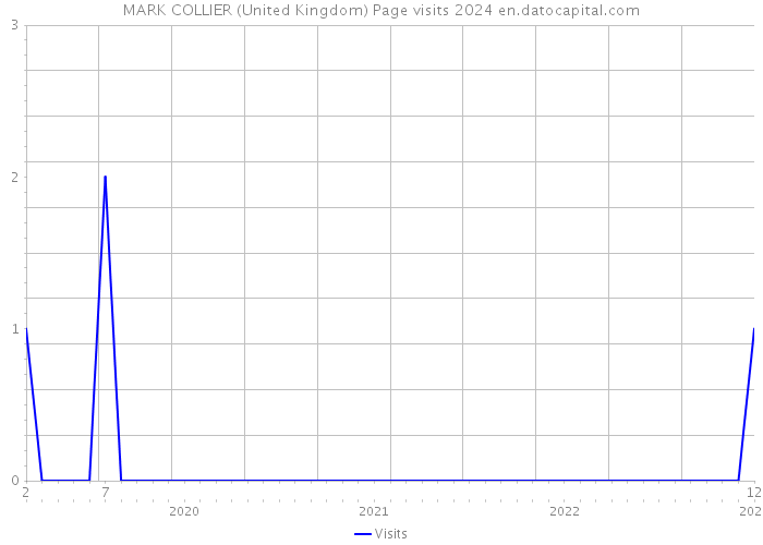 MARK COLLIER (United Kingdom) Page visits 2024 