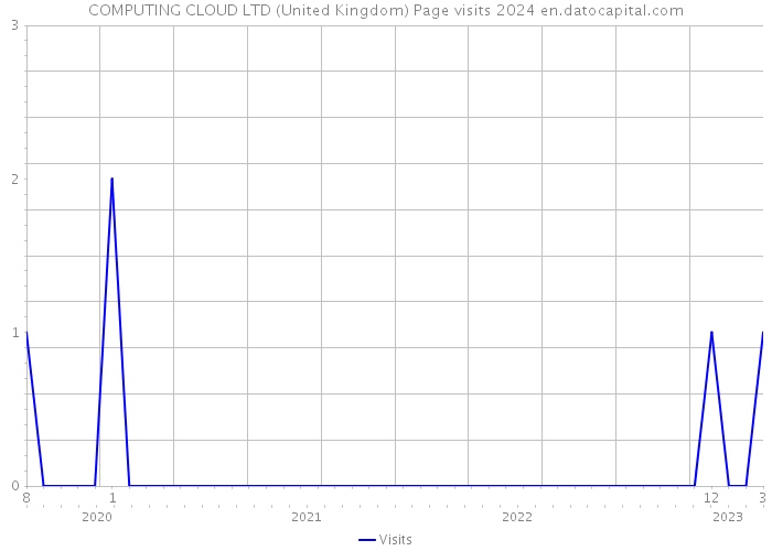 COMPUTING CLOUD LTD (United Kingdom) Page visits 2024 