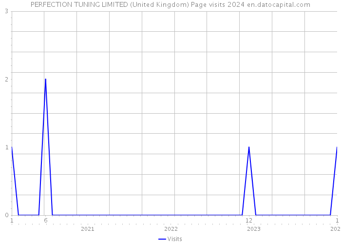 PERFECTION TUNING LIMITED (United Kingdom) Page visits 2024 