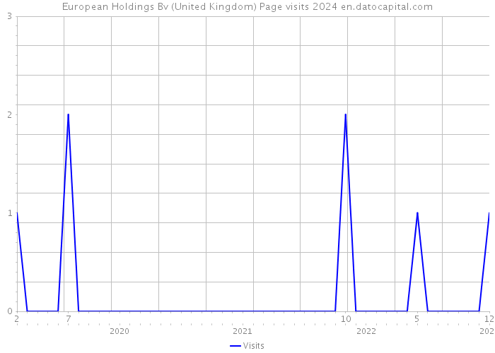 European Holdings Bv (United Kingdom) Page visits 2024 