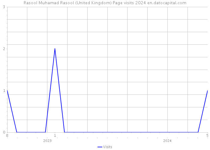Rasool Muhamad Rasool (United Kingdom) Page visits 2024 