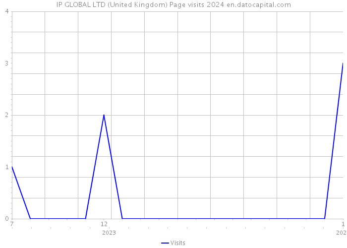 IP GLOBAL LTD (United Kingdom) Page visits 2024 