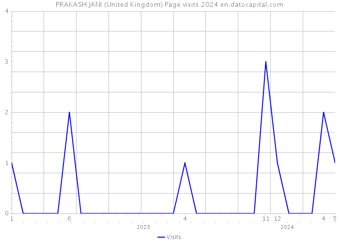 PRAKASH JANI (United Kingdom) Page visits 2024 