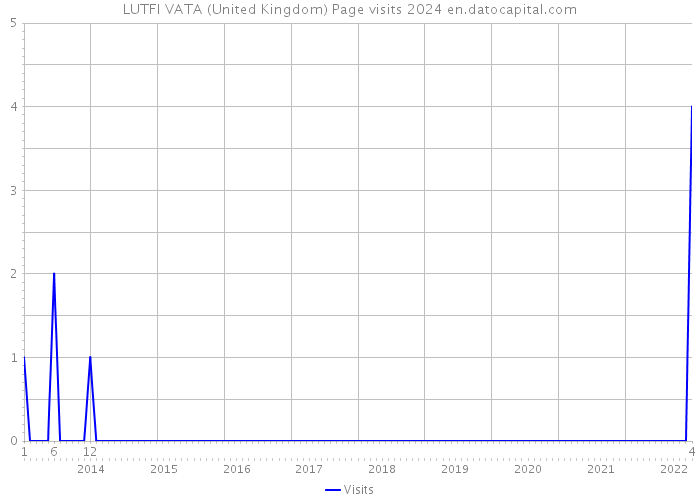 LUTFI VATA (United Kingdom) Page visits 2024 