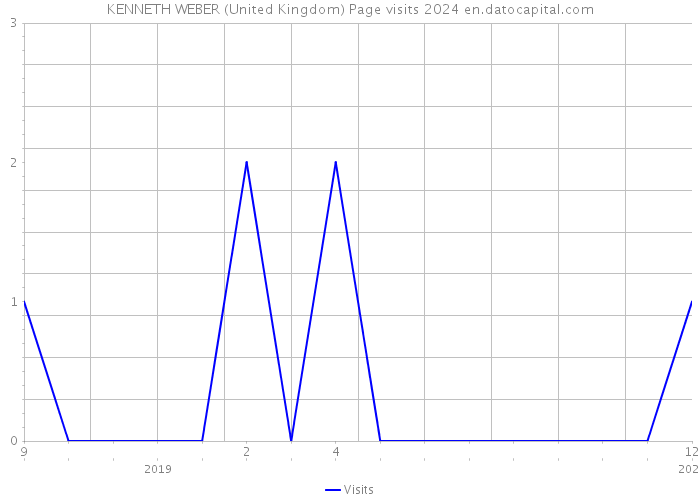 KENNETH WEBER (United Kingdom) Page visits 2024 