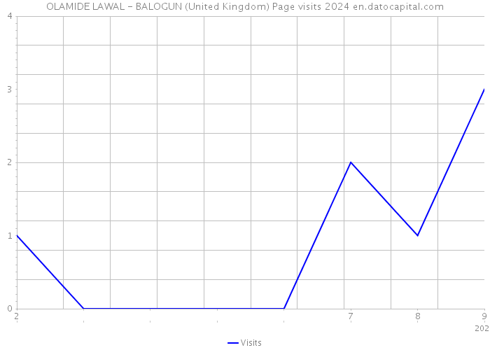 OLAMIDE LAWAL - BALOGUN (United Kingdom) Page visits 2024 