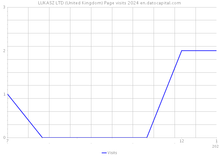 LUKASZ LTD (United Kingdom) Page visits 2024 