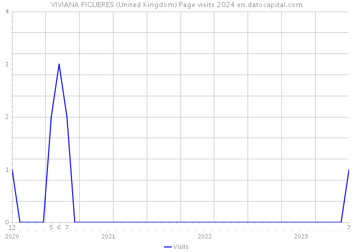VIVIANA FIGUERES (United Kingdom) Page visits 2024 