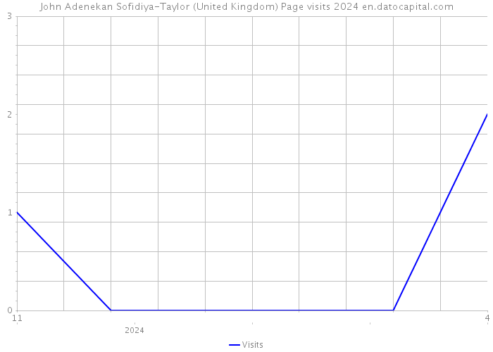 John Adenekan Sofidiya-Taylor (United Kingdom) Page visits 2024 