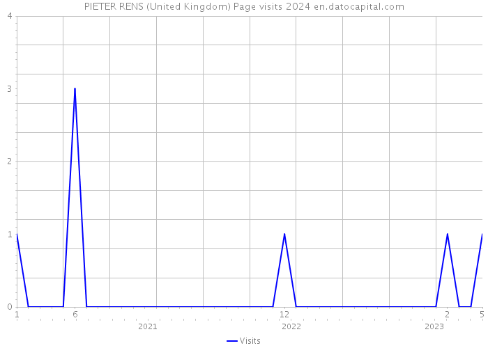 PIETER RENS (United Kingdom) Page visits 2024 