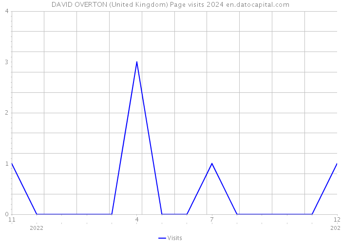 DAVID OVERTON (United Kingdom) Page visits 2024 