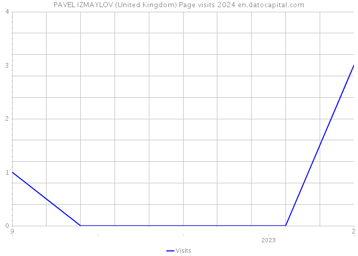 PAVEL IZMAYLOV (United Kingdom) Page visits 2024 