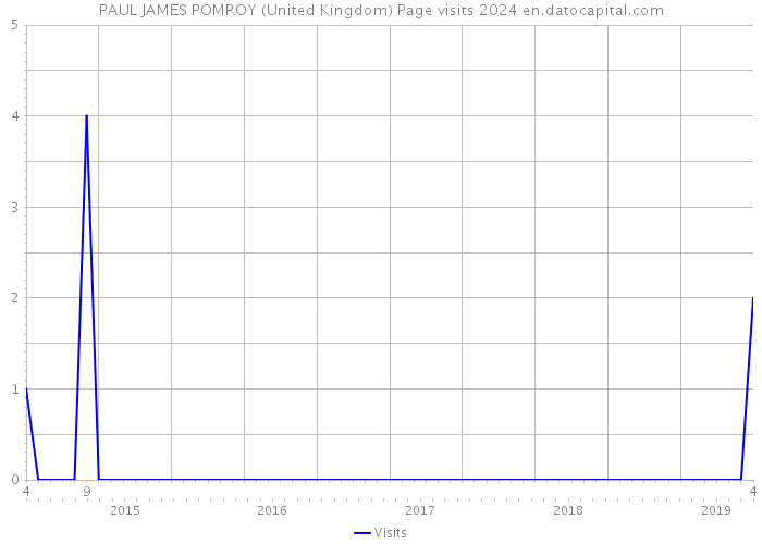 PAUL JAMES POMROY (United Kingdom) Page visits 2024 