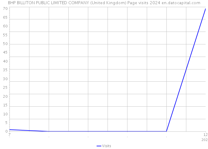 BHP BILLITON PUBLIC LIMITED COMPANY (United Kingdom) Page visits 2024 