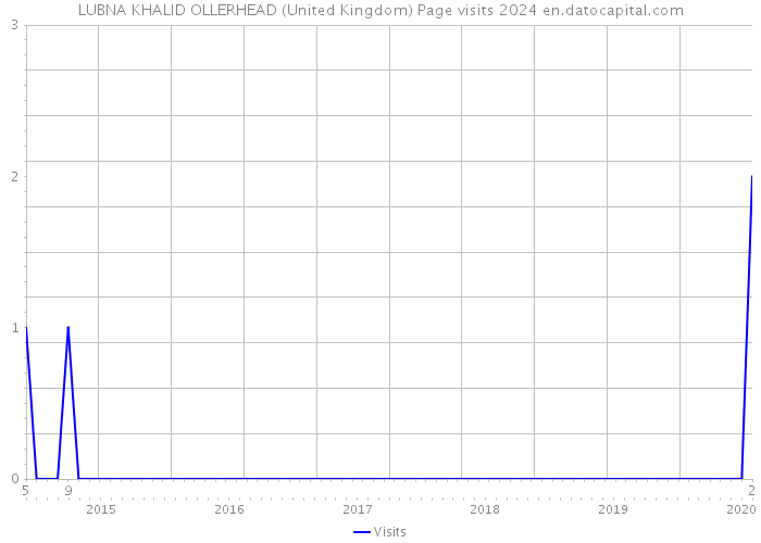 LUBNA KHALID OLLERHEAD (United Kingdom) Page visits 2024 
