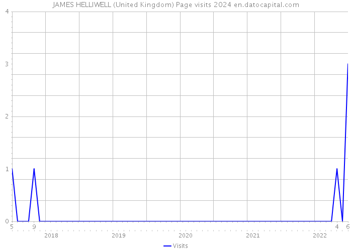 JAMES HELLIWELL (United Kingdom) Page visits 2024 