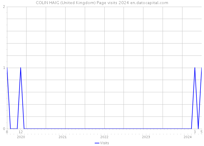 COLIN HAIG (United Kingdom) Page visits 2024 