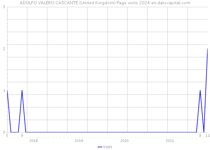 ADOLFO VALERO CASCANTE (United Kingdom) Page visits 2024 