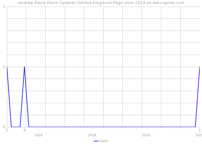 Andrew David Olson Gallardo (United Kingdom) Page visits 2024 