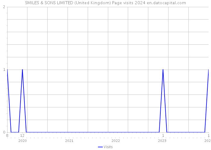 SMILES & SONS LIMITED (United Kingdom) Page visits 2024 