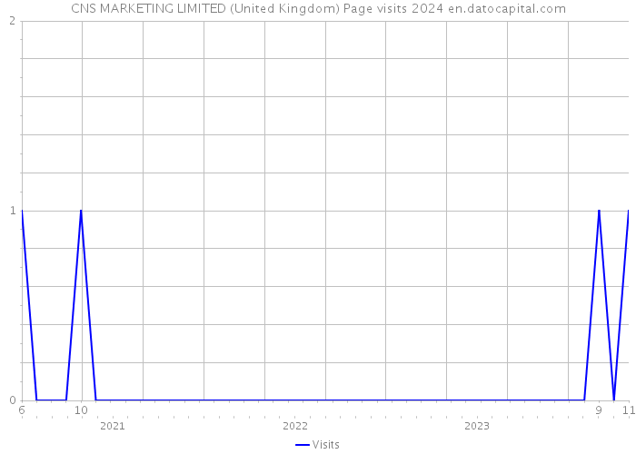 CNS MARKETING LIMITED (United Kingdom) Page visits 2024 